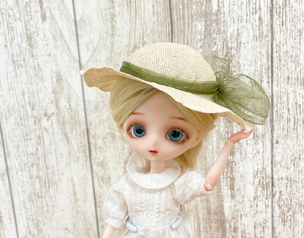 カントリードールバニーちゃん(麦わら帽子水色) カントリードールバニーちゃん(麦わら帽子水色) 717mWyRPTAL