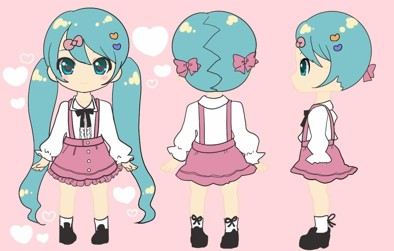 初音ミク】ねんどろいどどーるでデートコーデ考えてみた◎【デザイン 